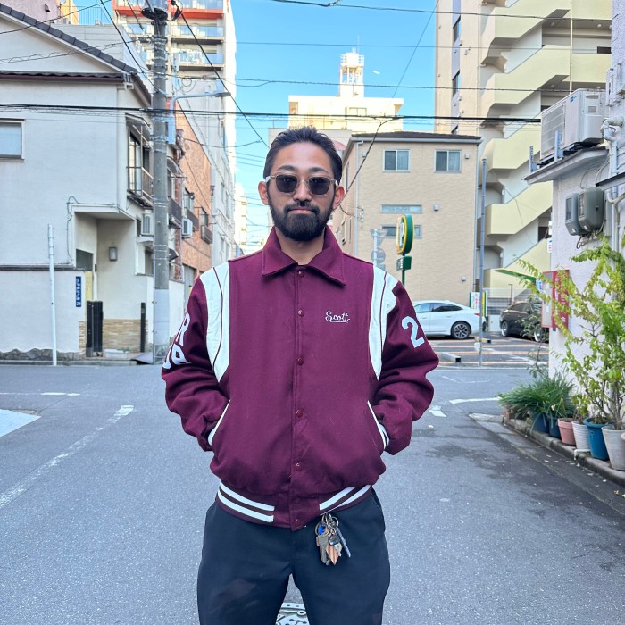 80〜90's MAPLE MADE IN U.S.A. "RADNOR FOOTBALL" Stadium Jacket - 46 | Vintage.City 古着屋、古着コーデ情報を発信