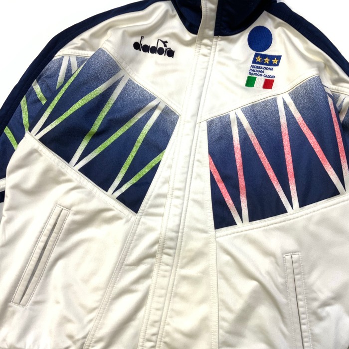 Diadora “Azzurri Training Jacket” 90s ディアドラ　イタリア代表　トラックジャケット | Vintage.City 빈티지숍, 빈티지 코디 정보