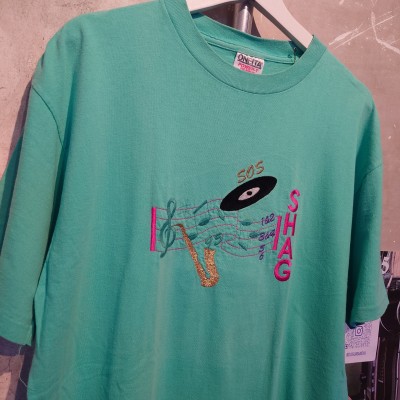 ONEITA(オニータ)　９０年代　Tシャツ　Lサイズ　USA製　コットン　ミントブルー　2660 | Vintage.City 古着屋、古着コーデ情報を発信