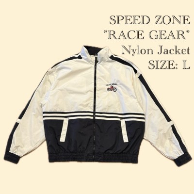 SPEED ZONE "RACE GEAR" Nylon Jacket - L | Vintage.City 古着屋、古着コーデ情報を発信