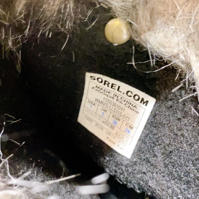ソレル　スノーブーツ　黒　スウェード　ラバー　SOREL | Vintage.City 古着屋、古着コーデ情報を発信