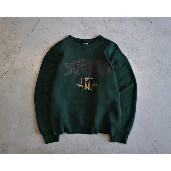 1990s College Logo Sweatshirt Made in USA | Vintage.City Vintage Shops, Vintage Fashion Trends