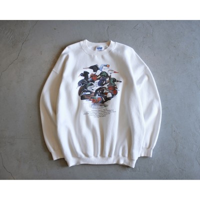 1990s Ducks Print Sweatshirt | Vintage.City 古着屋、古着コーデ情報を発信
