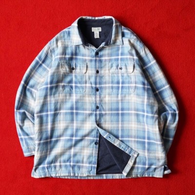 L.L. Bean Flannel Shirt - Fleece Lining | Vintage.City 빈티지숍, 빈티지 코디 정보