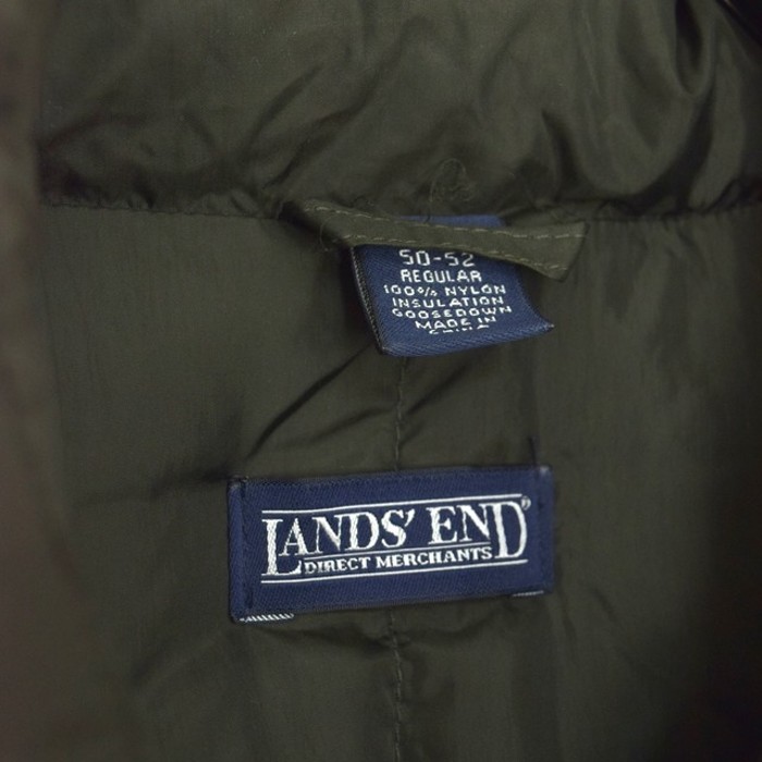 old " lands' end " goose down vest | Vintage.City 古着屋、古着コーデ情報を発信