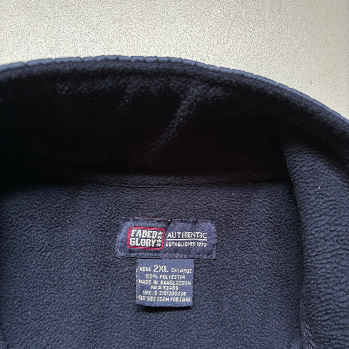 FADED GLORY half zip fleece shirt “size 2XL” フェイデッドグローリー ハーフジップフリースシャツ ビッグサイズ | Vintage.City 빈티지숍, 빈티지 코디 정보