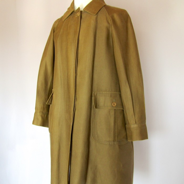 00’s DRIES VAN NOTEN Lynen Cotton Balmacaan Coat | Vintage.City 빈티지숍, 빈티지 코디 정보