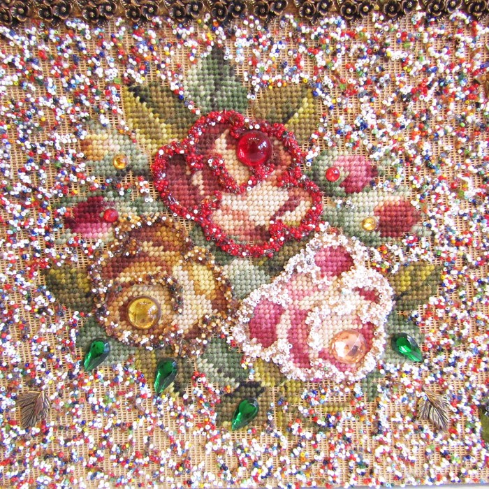 60s 「Soure New York」 Vintage beads flower embroidered handbag | Vintage.City Vintage Shops, Vintage Fashion Trends