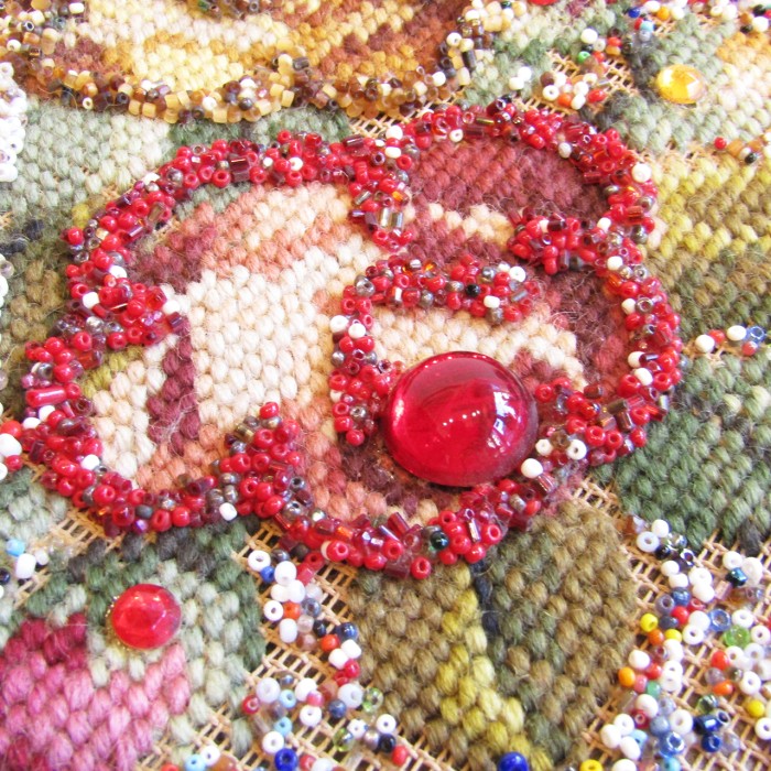 60s 「Soure New York」 Vintage beads flower embroidered handbag | Vintage.City 古着屋、古着コーデ情報を発信