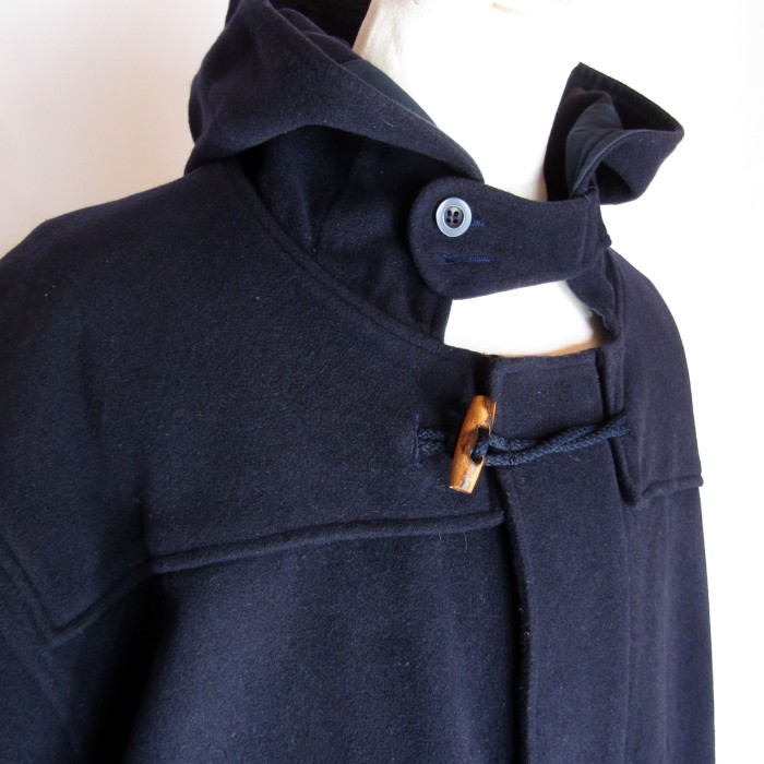 90's UNITED COLORS OF BENETON Navy Duffle Coat italy made | Vintage.City 古着屋、古着コーデ情報を発信