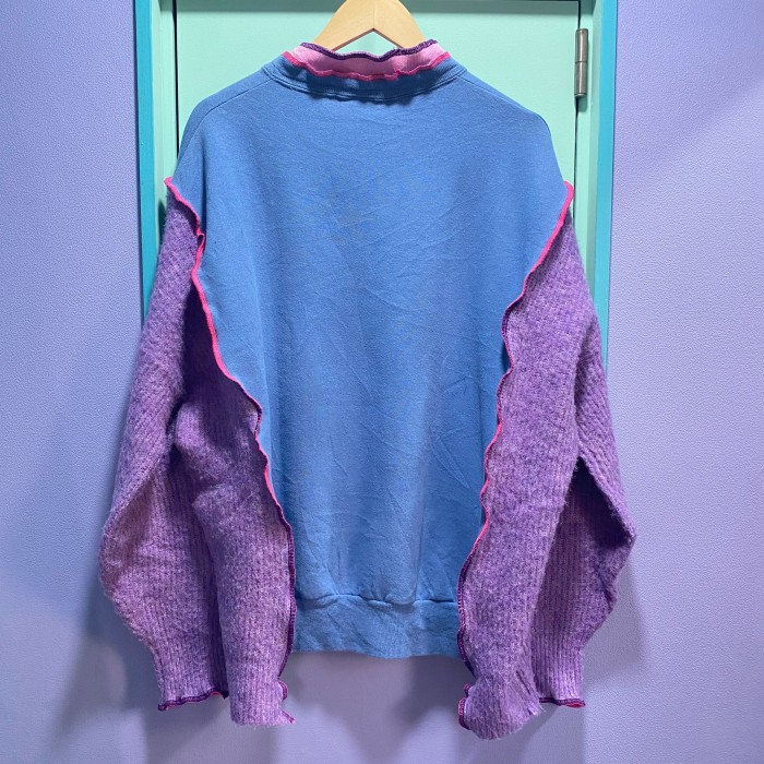 remake／country docking knit (PU) | Vintage.City 古着屋、古着コーデ情報を発信