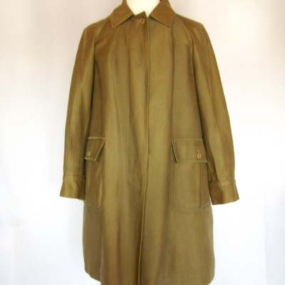 00’s DRIES VAN NOTEN Lynen Cotton Balmacaan Coat | Vintage.City Vintage Shops, Vintage Fashion Trends