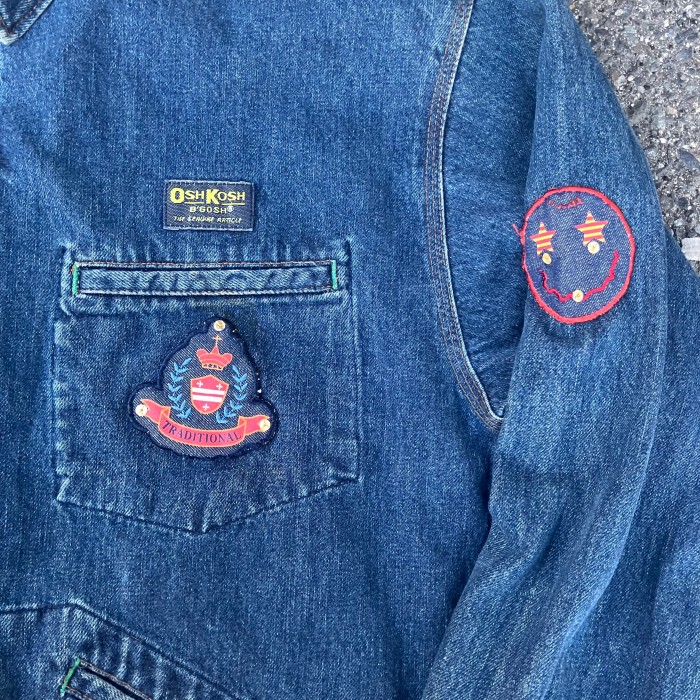 80s OSHKOSH Remake denim Jacket | Vintage.City 古着屋、古着コーデ情報を発信