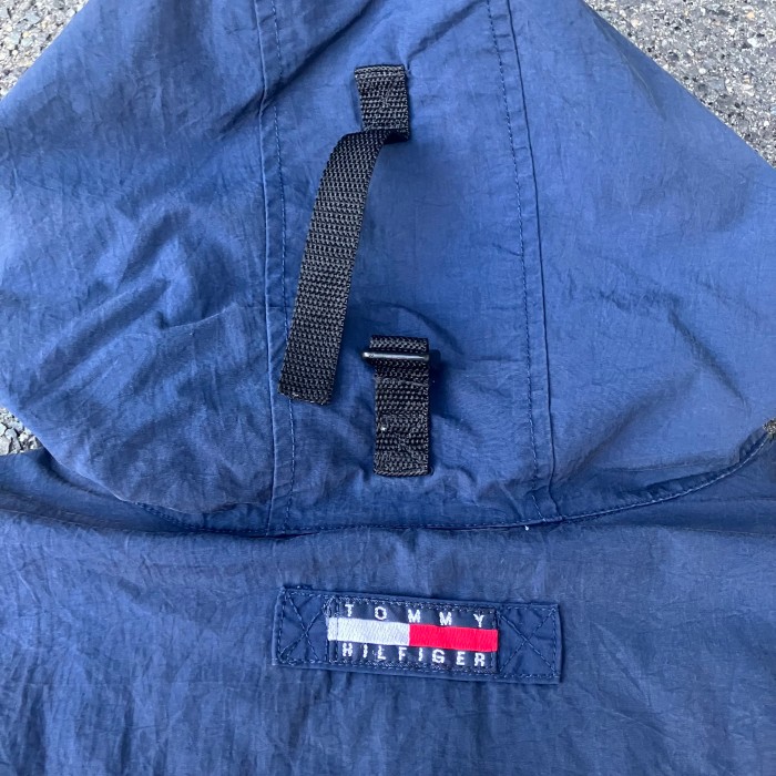 90s Tommy Hilfiger nylon anorak hoodie | Vintage.City 古着屋、古着コーデ情報を発信