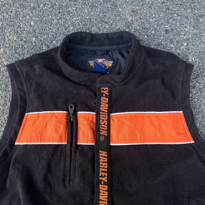 Harley Davidson　Technical fleece vest | Vintage.City 빈티지숍, 빈티지 코디 정보