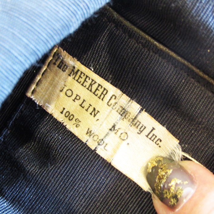 50s USA Vintage black wool clutch bag with lucite clasp | Vintage.City 빈티지숍, 빈티지 코디 정보