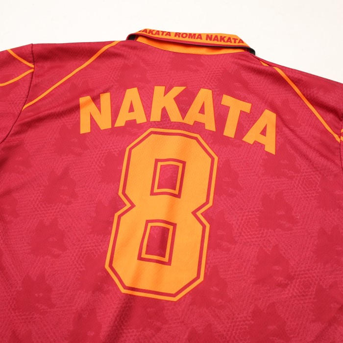 ASローマ 99-00 ナカタ #8 フットボール ゲームシャツ AS Roma Nakata Football Game Shirt# | Vintage.City 古着屋、古着コーデ情報を発信