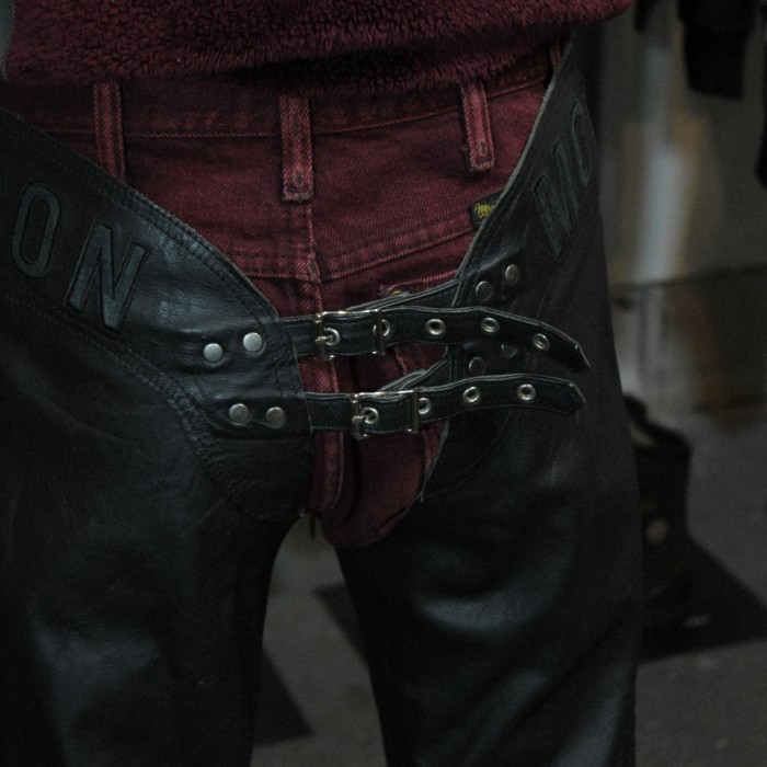 ICON MOTOS leather over pants (chaps) | Vintage.City 古着屋、古着コーデ情報を発信