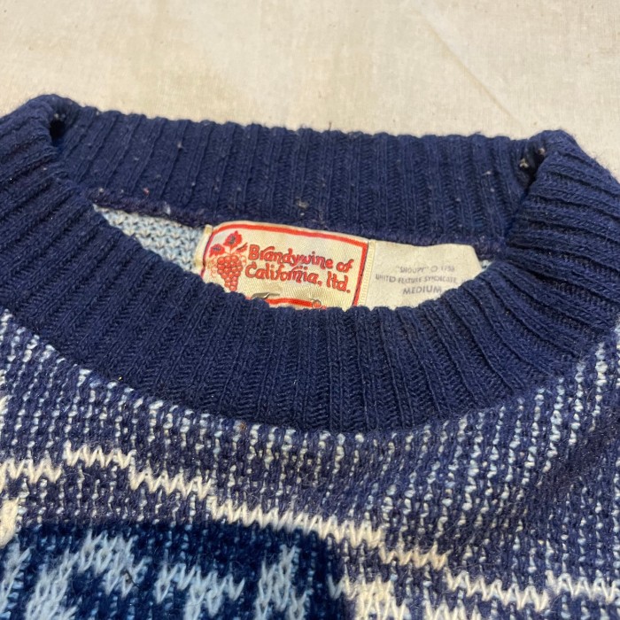 80s SNOOPY crewneck knit | Vintage.City 빈티지숍, 빈티지 코디 정보