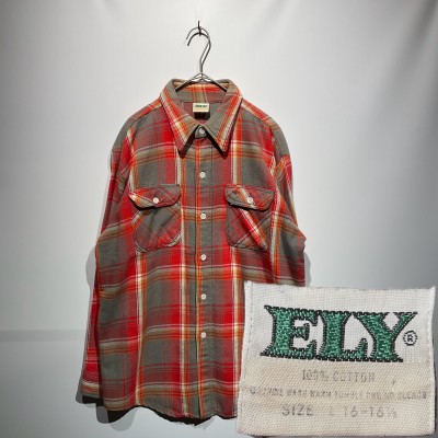⭐︎ 60~70’s “ELY” Flannel shirt ⭐︎ | Vintage.City 古着屋、古着コーデ情報を発信