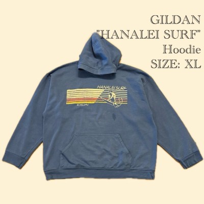 GILDAN "HANALEI SURF" Hoodie - XL | Vintage.City 古着屋、古着コーデ情報を発信