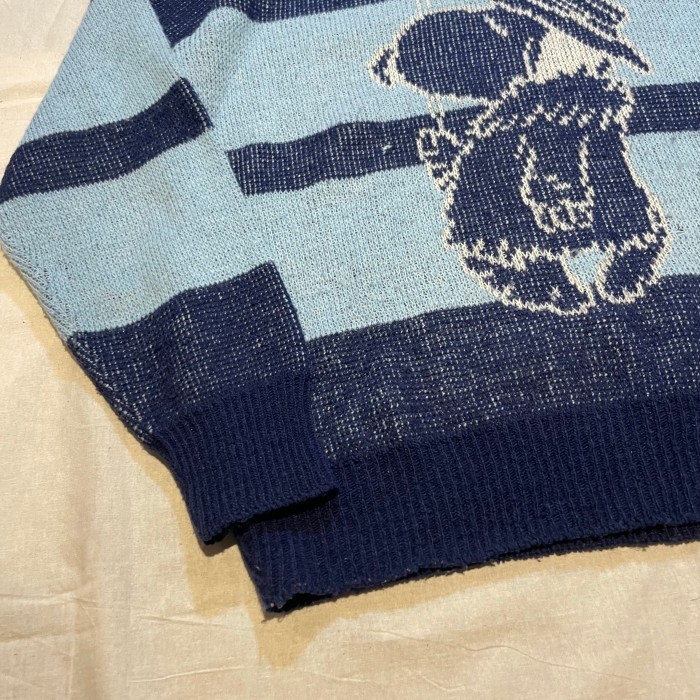 80s SNOOPY crewneck knit | Vintage.City 古着屋、古着コーデ情報を発信