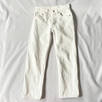 90s Made in USA Levi's501 white denim pants アメリカ製リーバイス白デニムパンツ | Vintage.City 古着屋、古着コーデ情報を発信