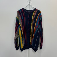 ピエールカルダン / 90s Pierre Cardin 3D knit sweater | Vintage.City 古着屋、古着コーデ情報を発信
