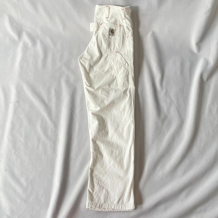 70s USA carhartt white double knee painter pants アメリカ製カーハート白ペインターパンツ | Vintage.City 古着屋、古着コーデ情報を発信