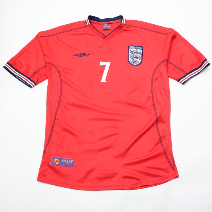 イングランド代表 2002 ベッカム #7 フットボール ゲームシャツ England Beckham Football Game Shirt# | Vintage.City 古着屋、古着コーデ情報を発信