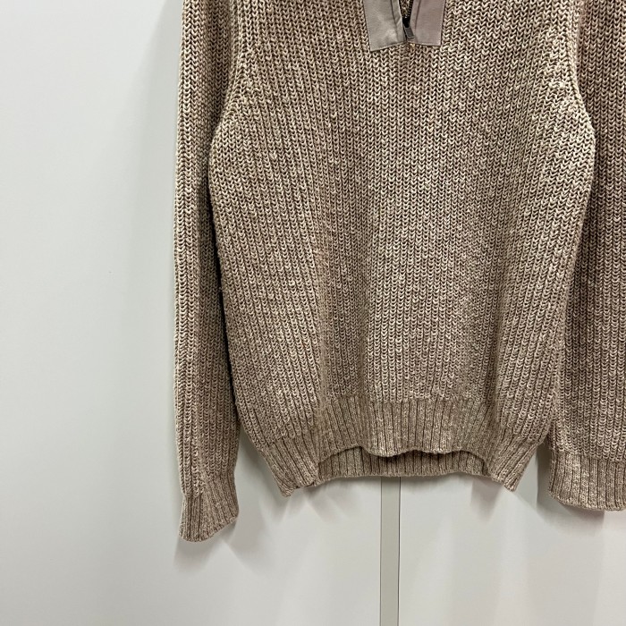 エルエルビーン / L.L.Bean half zip cotton knit sweater | Vintage.City 古着屋、古着コーデ情報を発信