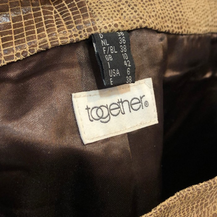 90's～ Together Scale printed leather pants | Vintage.City 古着屋、古着コーデ情報を発信