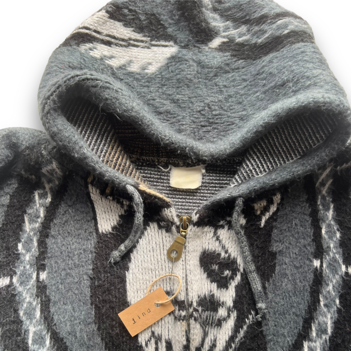 Dog Native Knit Hoodie | Vintage.City 古着屋、古着コーデ情報を発信
