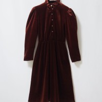 chocolate frill dress | Vintage.City 빈티지숍, 빈티지 코디 정보