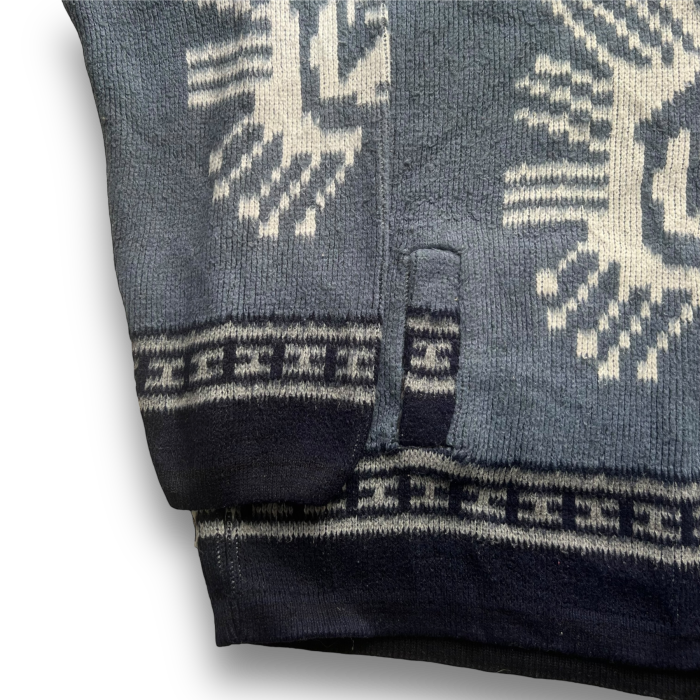TEJIDOS IMALAYA Ecuador Knit Hoodie | Vintage.City 古着屋、古着コーデ情報を発信