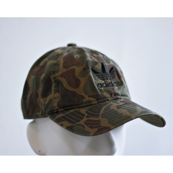 Vintage “adidas” Embroidery Logo Camouflage Cap | Vintage.City 古着屋、古着コーデ情報を発信