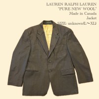 LAUREN RALPH LAUREN "PURE NEW WOOL" Made in Canada Jacket - unknown(L〜XL) | Vintage.City 古着屋、古着コーデ情報を発信
