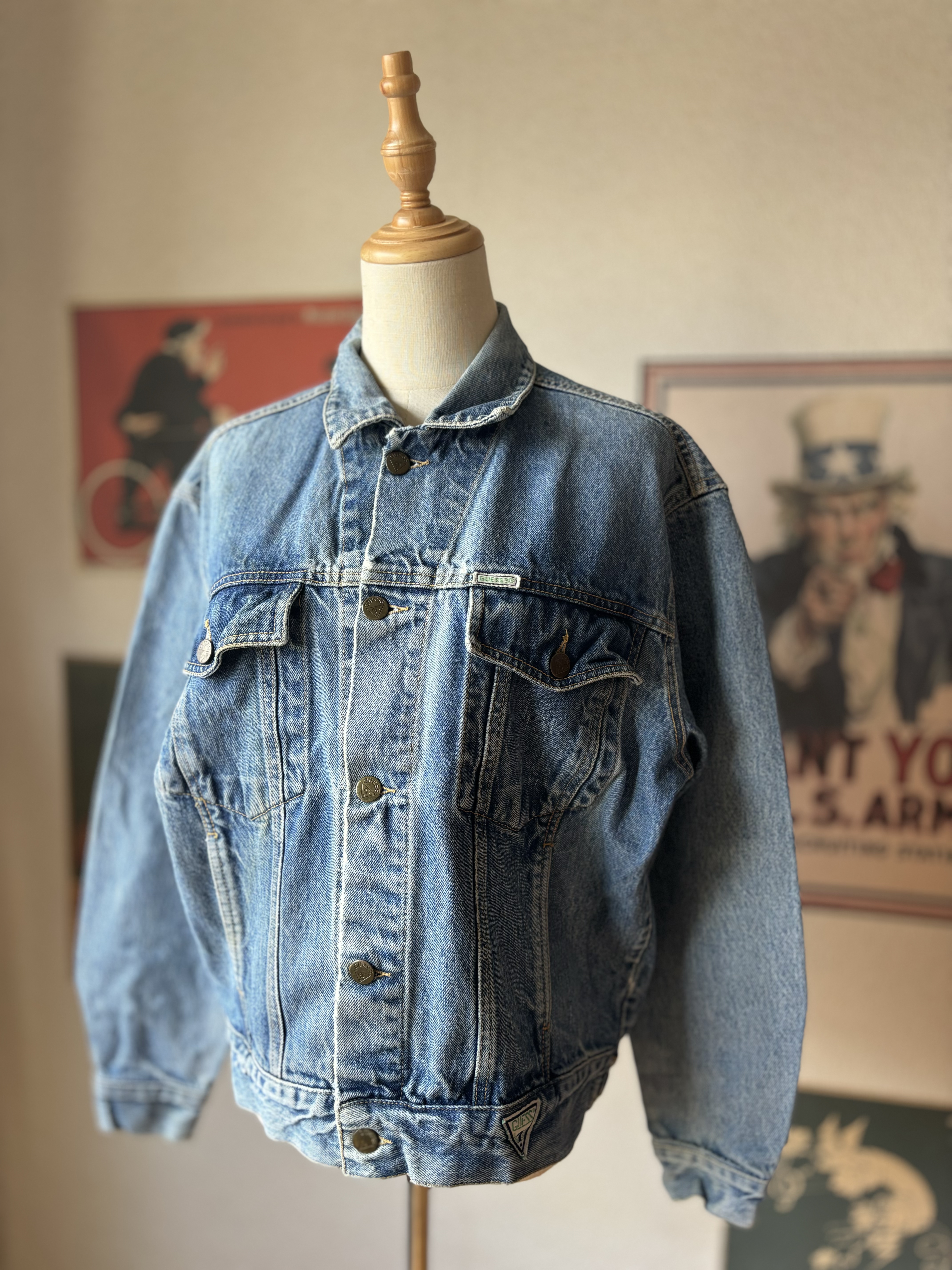 90s GEORGES MARCIANO GUESS ゲス デニムジャケット USA製 | Vintage.City
