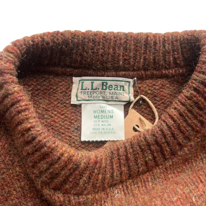 L.L.Bean Beige Nep Sweater | Vintage.City 古着屋、古着コーデ情報を発信
