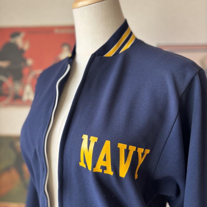 60s U.S.NAVY アメリカ海軍 Champion チャンピオン プロダクツ トラックジャケット ジャージ タタキタグ タロンジッパー ワケあり | Vintage.City 古着屋、古着コーデ情報を発信
