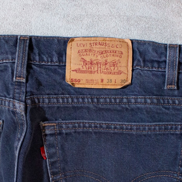 Levi's 90's 550 Relaxed Fit Black Denim Pants | Vintage.City 古着屋、古着コーデ情報を発信