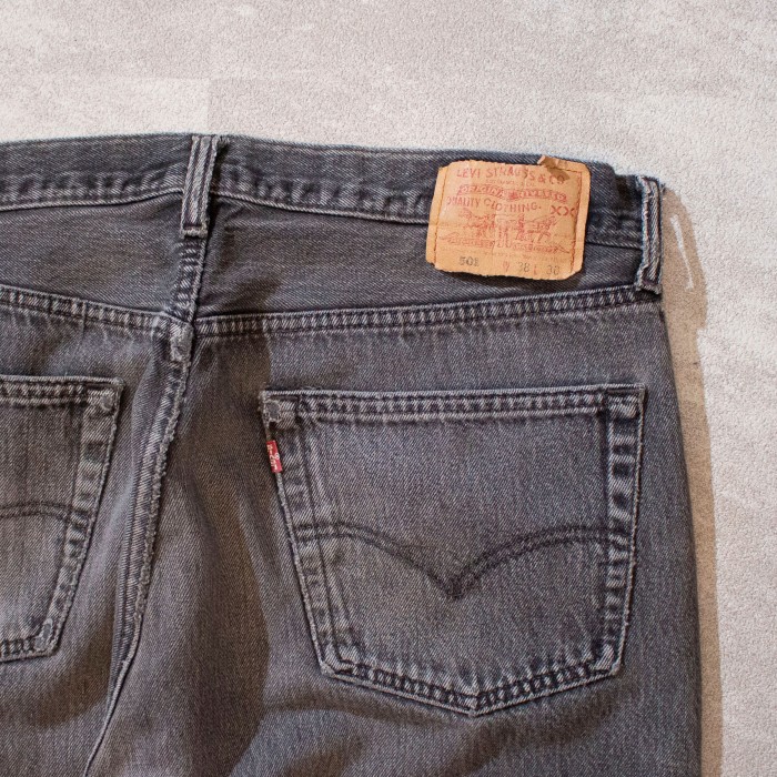 501 Black Denim Pants Made in U.S.A. | Vintage.City 古着屋、古着コーデ情報を発信