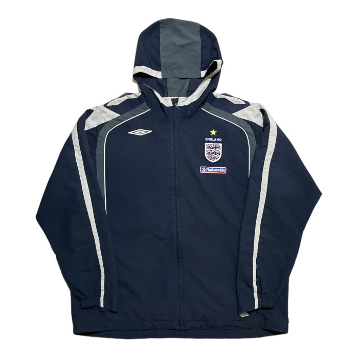 00's England Hooded Training Jacket | Vintage.City 古着屋、古着コーデ情報を発信