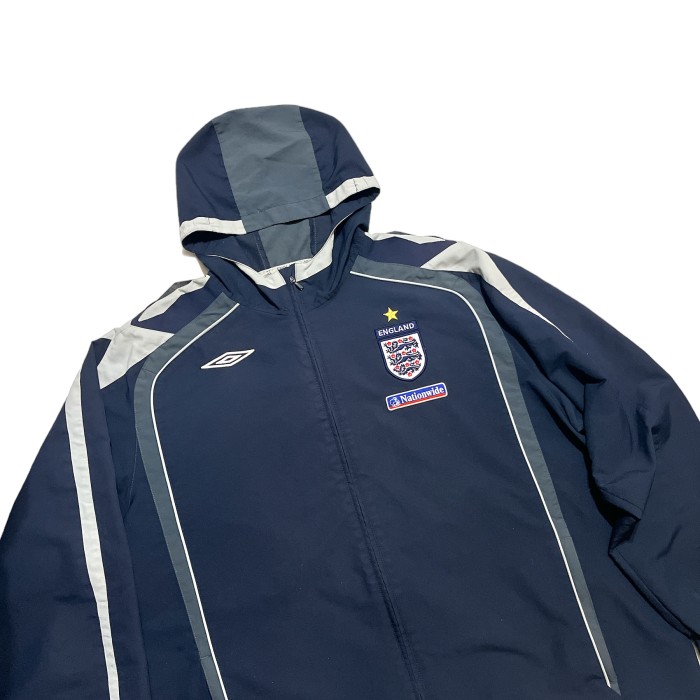 00's England Hooded Training Jacket | Vintage.City Vintage Shops, Vintage Fashion Trends