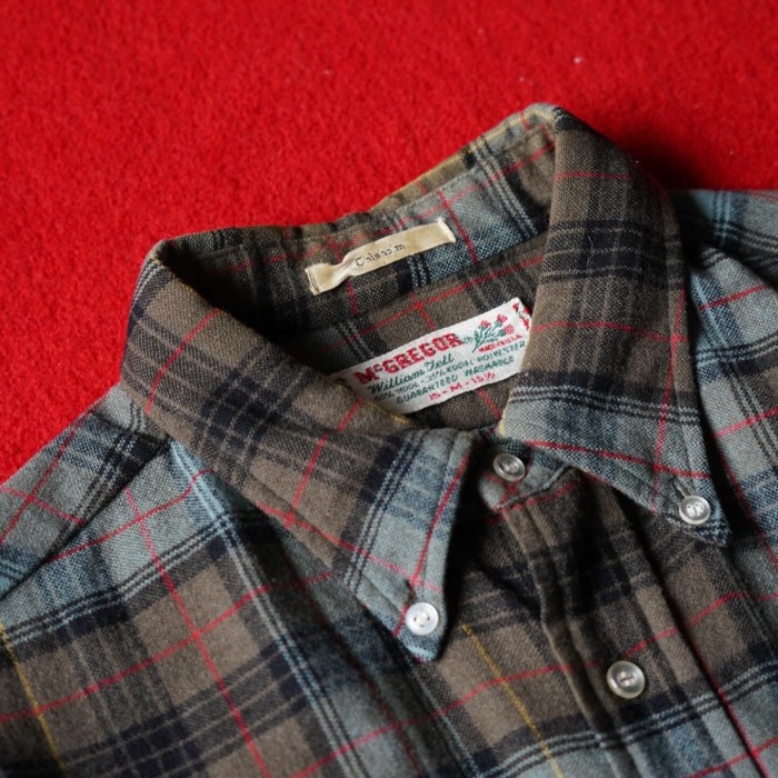 60s Mcgregor  Plaid Wool Shirt マクレガー | Vintage.City 빈티지숍, 빈티지 코디 정보