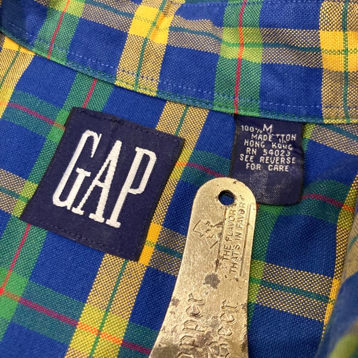 OLD "GAP" 長袖チェックシャツ | Vintage.City 古着屋、古着コーデ情報を発信