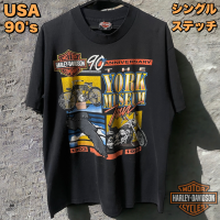 90s ハーレーダビッドソン Tシャツ 90周年記念 USA製 半袖 ハーレーT | Vintage.City 古着屋、古着コーデ情報を発信