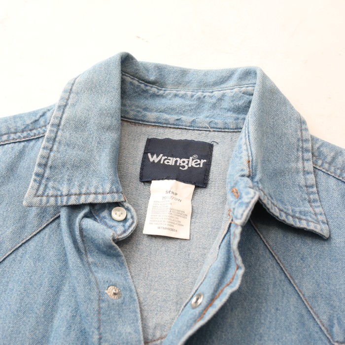 ラングラー ウエスタン デニムシャツ Wrangler Western Denim L/S Shirts# | Vintage.City 古着屋、古着コーデ情報を発信