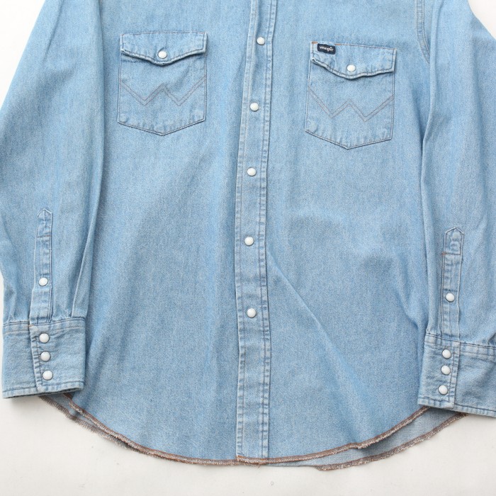 ラングラー ウエスタン デニムシャツ Wrangler Western Denim L/S Shirts# | Vintage.City 빈티지숍, 빈티지 코디 정보