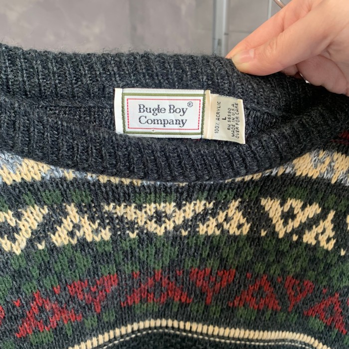 bugle boy company design Knit | Vintage.City 古着屋、古着コーデ情報を発信